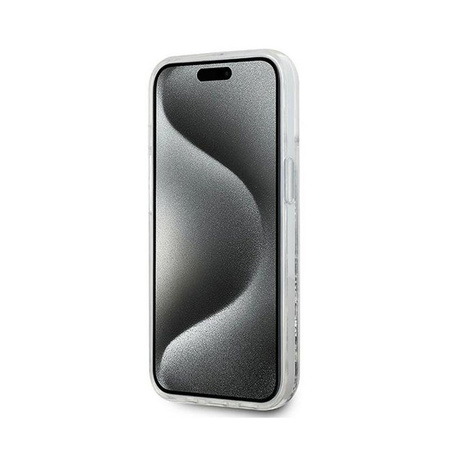 Karl Lagerfeld Liquid Glitter Choupette Head MagSafe - iPhone 14 / 15 / 13 Case (Transparent)