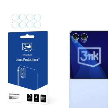 3mk Objektivschutz - Samsung Galaxy Z Flip 7 Kamera Objektivglas (4 Sets)