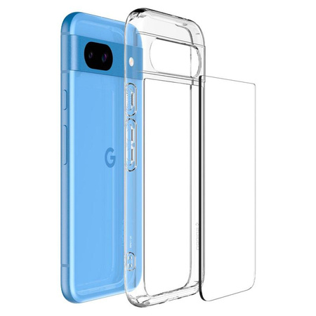 Spigen Ultra Hybrid - Étui pour Google Pixel 8A (Transparent)