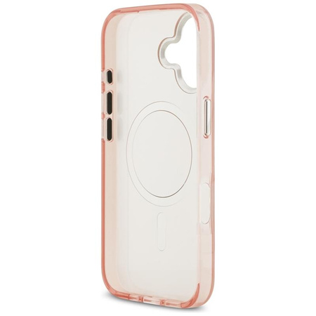 Karl Lagerfeld IML Aquarelle Choupette & Logo MagSafe - Pouzdro pro iPhone 17 (růžové)