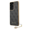 Collection Guess 4G Charms - Étui Samsung Galaxy S21 Ultra (gris)