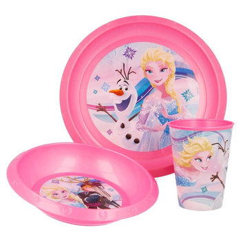 Frozen - Dishware set (plate, bowl and cup)