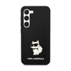 Karl Lagerfeld Silicone Choupette - Samsung Galaxy S24+ Tasche (schwarz)
