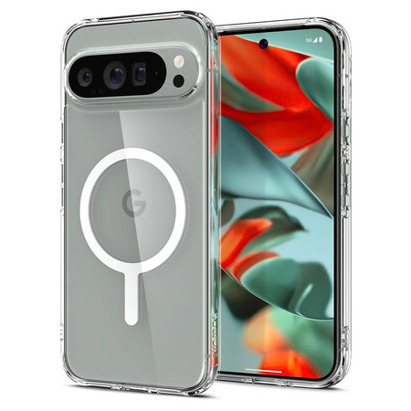 Spigen Ultra Hybrid OneTap Ring MagSafe - Étui pour Google Pixel 9 Pro XL (Blanc)