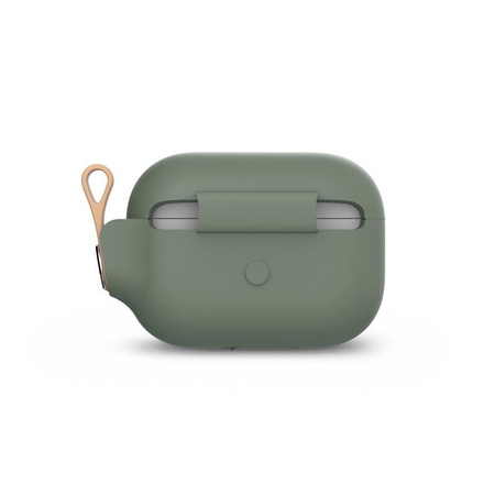 Moshi Pebbo - AirPods Pro Tasche mit abnehmbarer Handschlaufe (Mintgrün)