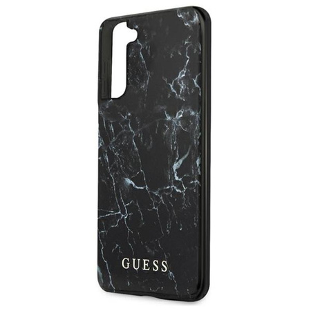 Guess Marble - Samsung Galaxy S21+ Case (black)