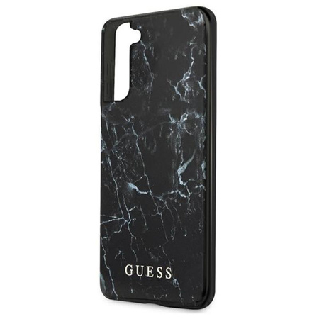 Guess Marble - Samsung Galaxy S21+ Tasche (schwarz)
