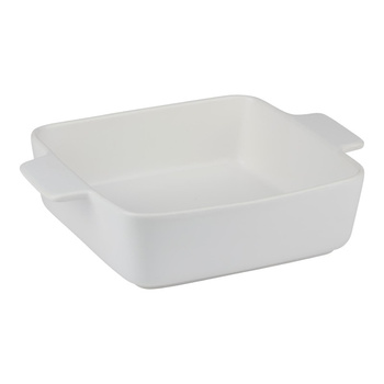 Alpina - Ceramic square ovenproof dish 26.5x20.5x6.7 cm (white)