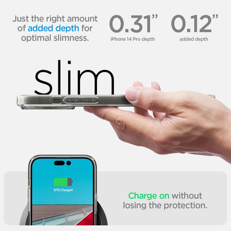 Spigen Ultra Hybrid MagSafe - Hülle für iPhone 14 Pro (Graphit)