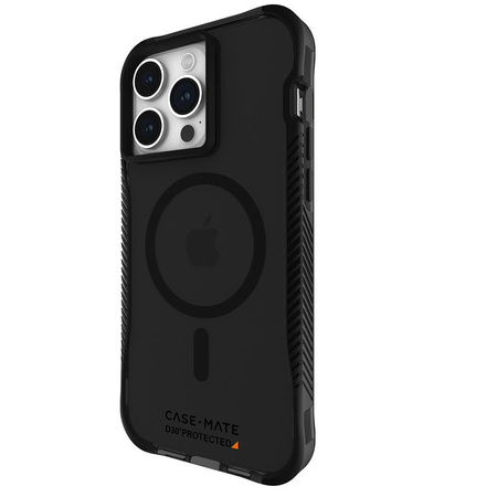 Case-Mate Tough Grip Plus D3O MagSafe - iPhone 15 Pro Max Case (Smoke/Black)