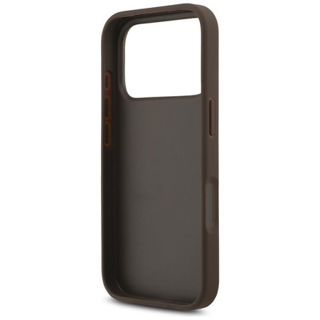 ETUI DO IPHONE 17 PRO GUESS BRĄZOWE ELEGANCKIE MODNE CASE PLECKI