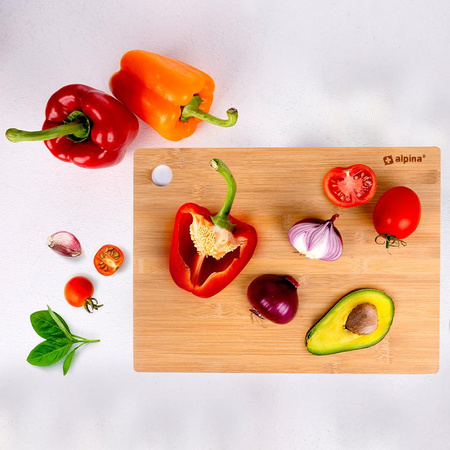 Alpina - bamboo wood cutting board (blue)