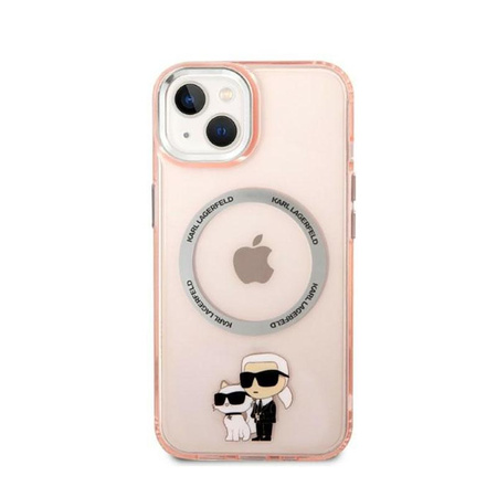 Karl Lagerfeld IML NFT Karl & Choupette MagSafe - Etui iPhone 14 (różowy)