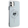 Karl Lagerfeld IML Metal Choupette Head MagSafe - iPhone 11 Case (white)