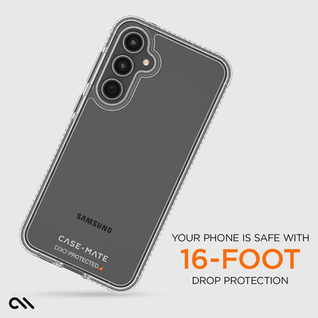 Case-Mate Ultra Tough Clear D3O - Case for Samsung Galaxy S23 FE 5G (Transparent)