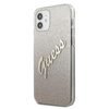 Guess Glitter Gradient Script - Coque pour iPhone 12 mini (or)