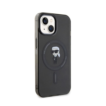 Karl Lagerfeld IML Ikonik MagSafe - pouzdro pro iPhone 15 (černé)
