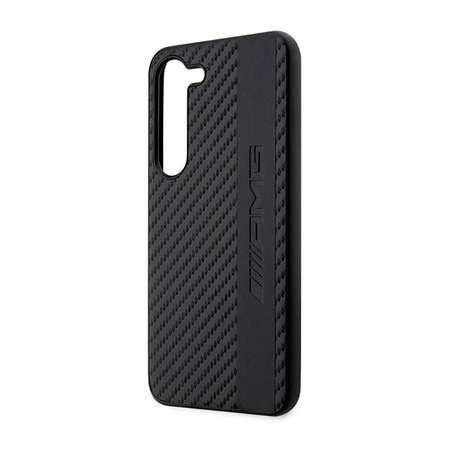 AMG Carbon Stripe & Embossed - Etui Samsung Galaxy S23+ (czarny)