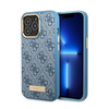 Guess 4G Logo Platte MagSafe - iPhone 13 Pro Tasche (blau)