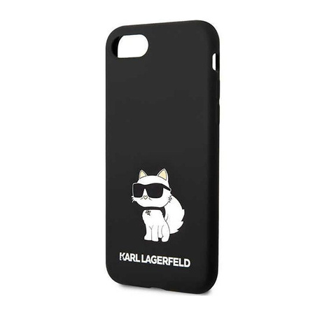 Karl Lagerfeld Silicone NFT Choupette - Coque iPhone SE (2022 / 2020) / 8 / 7 (noir)