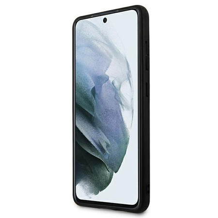 Karl Lagerfeld Saffiano Karl & Choupette Heads - Samsung Galaxy S21 FE Case (black)