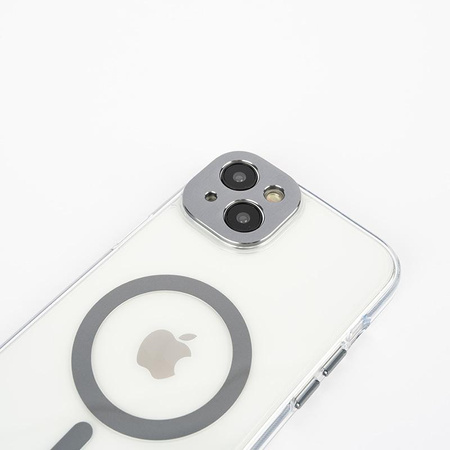 Moshi iGlaze MagSafe - Coque pour iPhone 15 Plus (Gris Météorite)