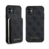 Guess Bundle Pack MagSafe 4G Metall Gold Logo - Etui Set + Power Bank 5000mAh MagSafe iPhone 11 (schwarz)