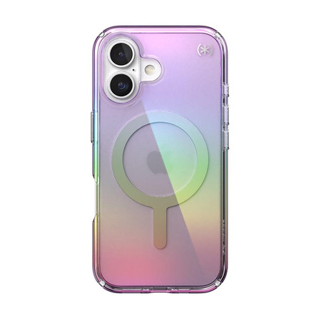 Speck Presidio2 Lux MagSafe - pouzdro pro iPhone 16 (úžasně fialové / čiré)
