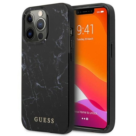 Guess Marble - iPhone 13 Pro Max Case (black)