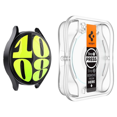 Spigen GLAS.TR EZ FIT 2-Pack - Verre trempé pour Samsung Galaxy Watch 7 40 mm (2 pcs)
