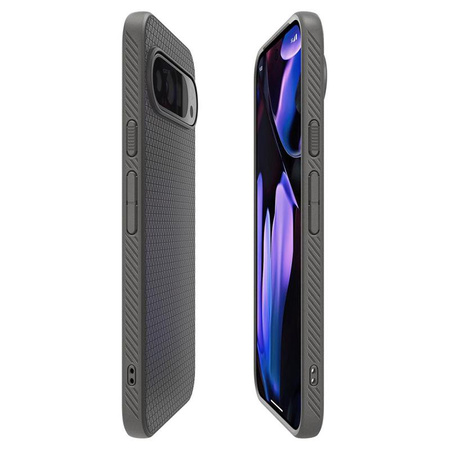 Spigen Liquid Air - Coque pour Google Pixel 9 / 9 Pro (Gris marbré)