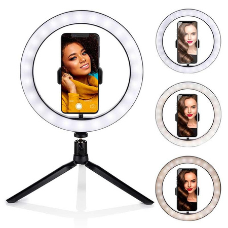 Grundig - Ring light pour photos, selfie, maquillage