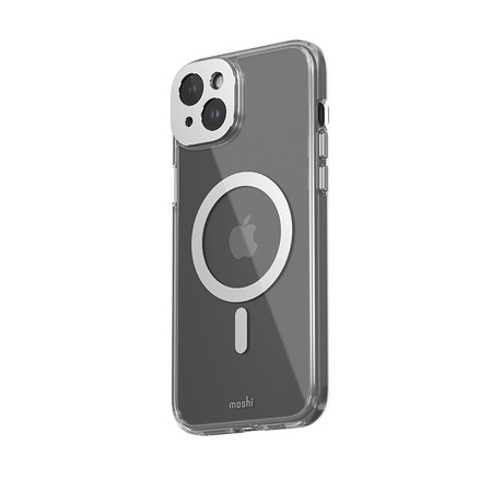 Moshi iGlaze MagSafe - iPhone 15 Plus Case (Luna Silver)