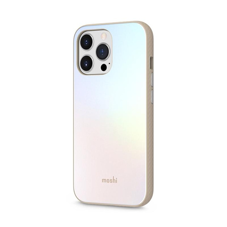 Moshi iGlaze Slim Hardshell tok - iPhone 13 Pro tok (SnapTo rendszer) (Astral Silver)