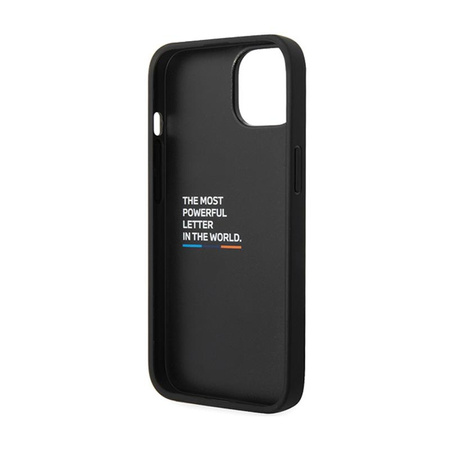 BMW Leather Carbon Blue Line - iPhone 13 Case (Black)