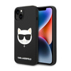 Karl Lagerfeld Choupette Head MagSafe szilikon - iPhone 14 Plus tok (fekete)