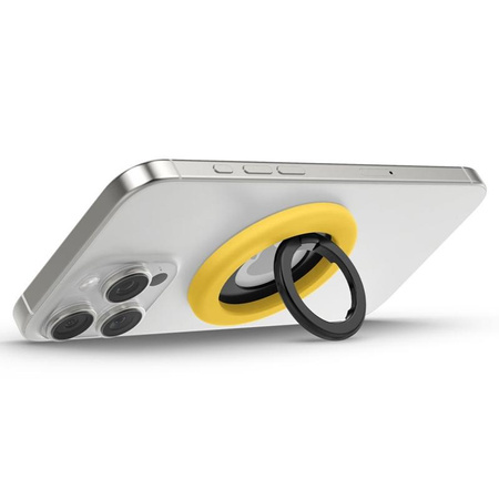 Spigen Nano Pop MagSafe Phone Ring - Držák na prst s funkcí stojánku (Mango Yellow)