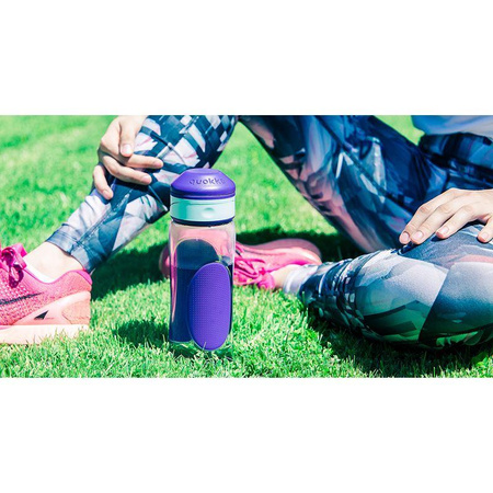 Quokka Splash - Bouteille d'eau avec système d'ouverture rapide 730 ml (Aqua Violet)
