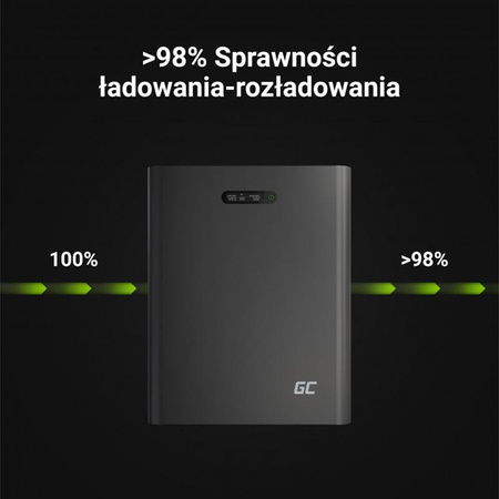 Green Cell - GC PowerNest Magazyn Energii / Akumulator LiFePO4 / 5kWh 48V