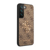 Guess 4G Big Metal Logo - Case for Samsung Galaxy S23 (Brown)