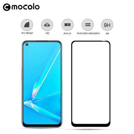 Mocolo 2.5D Vollverklebung Glas - OPPO A92 Schutzglas