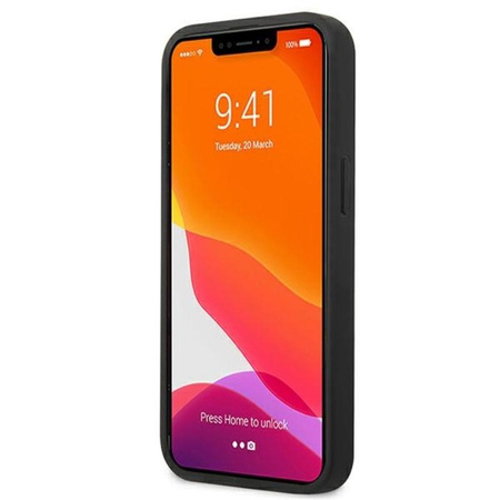 Guess 4G Big Metal Logo - pouzdro pro iPhone 13 (šedé)