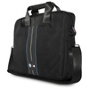 BMW Nylon Blau Streifen - 16" Notebook-Tasche (schwarz)