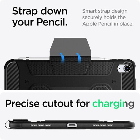 Spigen Rugged Armor Pro - Etui do iPad 10.9” (2022) (Czarny)