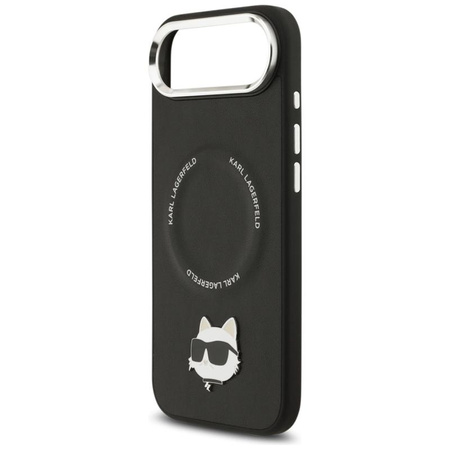 Karl Lagerfeld Choupette Pin MagSafe - Pouzdro iPhone Air (černá)