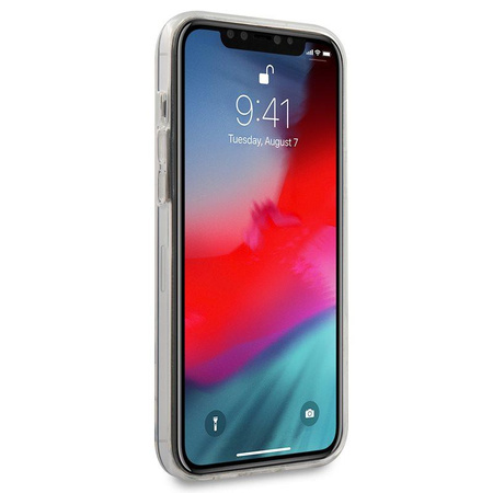 Guess Metallic Triange - Etui iPhone 12 Pro Max (czarny)