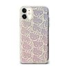 Hello Kitty IML Gradient Electrop Crowded Kitty Head - iPhone 11 Fall (rosa)