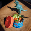 Quokka Whim Kids Food Jar - Thermal Lunchbox / Lunch Thermos for Kids 369 ml (Dinosaur)