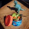 Quokka Whim Kids Food Jar - Thermo-Lunchbox/Kinder-Lunch-Thermoskanne 369ml (Dinosaurier)