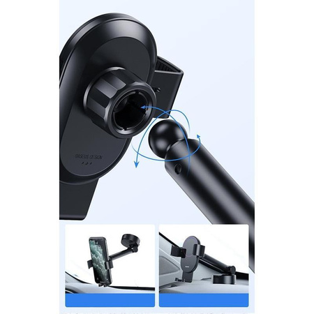Baseus Simplism - Support de voiture par gravité (noir)